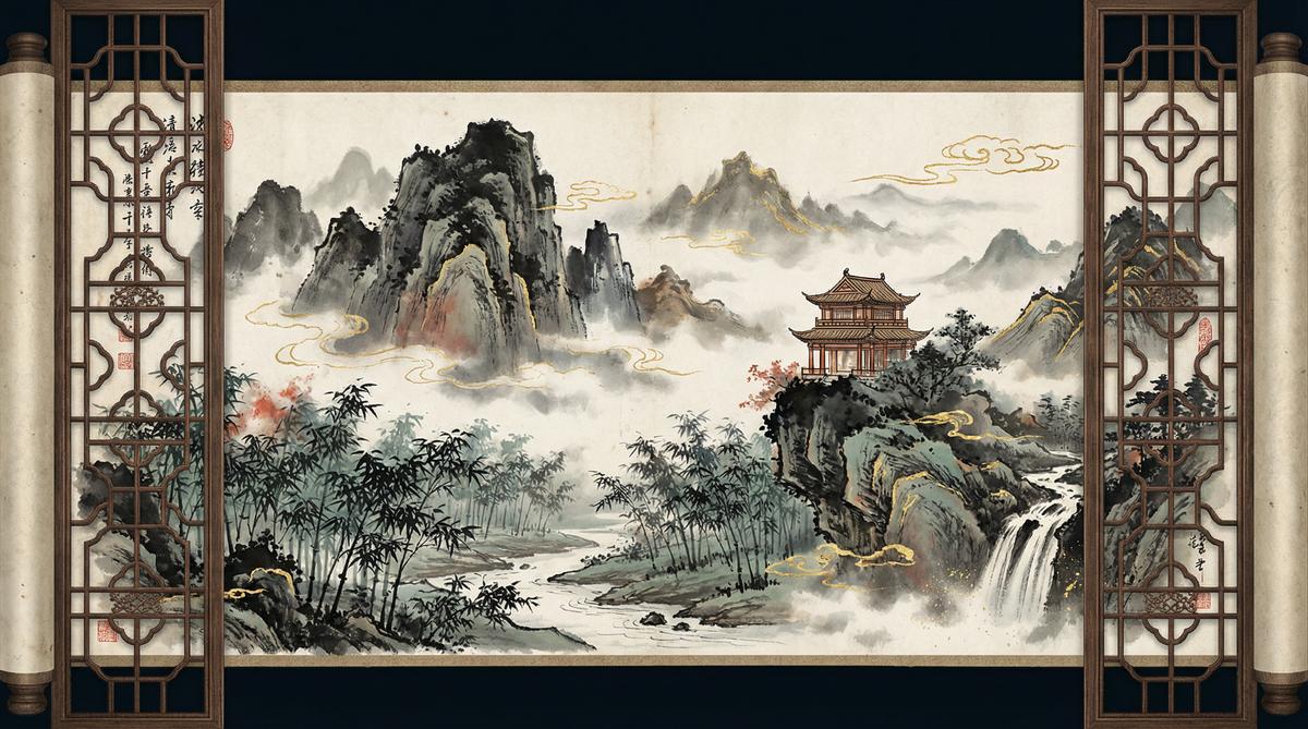 糖心Vlog水墨山水意境影像 - sczggnh.cn